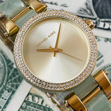 Michael Kors Delray Rose Gold Dial Two Tone Steel Strap Watch for Women - MK4317 Authentic Buy Shop Now