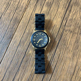 Marc Jacobs Pelly Black Dial Black Silicone Strap Watch for Women - MBM2540 Authentic Buy Shop Now