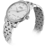 Mido Baroncelli II Automatic White Dial Silver Steel Strap Watch For Men - M8600.4.26.1 Authentic Buy Shop Now