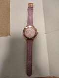 Swarovski Octea Lux Chrono Purple Dial Purple Leather Strap Watch for Women - 5632263 Authentic Buy Shop Now