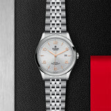 Tudor 1926 Automatic Silver Dial Silver Steel Strap Watch for Men - M91650-0001 Authentic Buy Shop Now