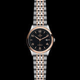 Tudor 1926 Automatic Black Dial Two Tone Steel Strap Watch for Men - M91651-0003 Authentic Buy Shop Now