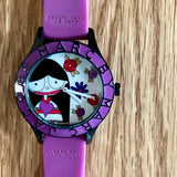 Marc Jacobs Marc White Dial Purple Silicone Strap Watch for Women - MBM5514 Authentic Buy Shop Now