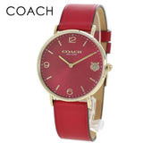Coach Perry Red Dial Red Leather Strap Watch for Women - 14503867 Authentic Buy Shop Now