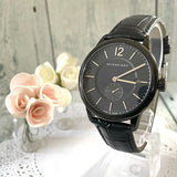 Burberry The Classic Black Dial Black Leather Strap Watch for Men - BU10003 Authentic Buy Shop Now