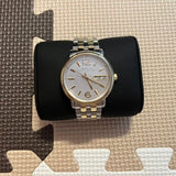 Marc Jacobs Fergus Silver Dial Two Tone Steel Strap Watch for Women - MBM3426 Authentic Buy Shop Now