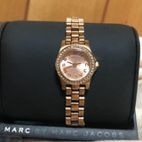 Marc Jacobs Henry Rose Gold Dial Rose Gold Steel Strap Watch for Women - MBM3278 Authentic Buy Shop Now