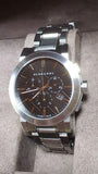 Burberry The City Black Dial Silver Steel Strap Watch for Men - BU9351 Authentic Buy Shop Now
