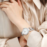Tissot T Trend Flamingo Mother of Pearl Dial Silver Steel Strap Watch for Women - T094.210.11.116.00 Authentic Buy Shop Now
