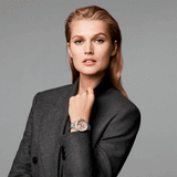 Hugo Boss Premiere Rose Gold Dial Silver Steel Strap Watch for Women - 1502444 Authentic Buy Shop Now