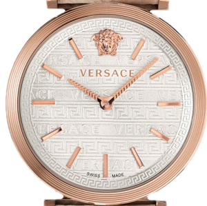 Versace V-Twist White Dial White Leather Strap Watch for Women - VELS00419 Authentic Buy Shop Now