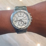 Michael Kors Dylan Silver Dial Silver Steel Strap Watch for Women - MK5585 Authentic Buy Shop Now