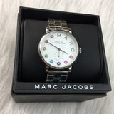 Marc Jacobs Baker Dexter White Dial Silver Steel Strap Watch for Women - MBM3423 Authentic Buy Shop Now