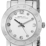 Marc Jacobs Mini Amy White Dial Silver Steel Strap Watch for Women - MBM3055 Authentic Buy Shop Now