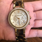 Michael Kors Parker Gold Dial Two Tone Steel Strap Watch for Women - MK5688 Authentic Buy Shop Now