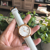 Burberry The City White Dial White Leather Strap Watch for Women - BU9108 Authentic Buy Shop Now