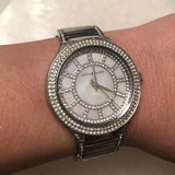 Michael Kors Kerry Silver Tone Silver Steel Strap Watch for Women - MK3311 Authentic Buy Shop Now