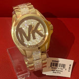 Michael Kors Bradshaw Gold Dial Gold Steel Strap Watch for Women - MK6487 Authentic Buy Shop Now