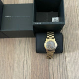 Marc Jacobs Amy Black Dial Gold Steel Strap Watch for Women - MBM3273 Authentic Buy Shop Now
