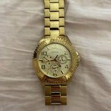 Guess BFF Multifunction Gold Dial Gold Steel Strap Watch for Men - W0231L2 Authentic Buy Shop Now