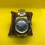 Marc Jacobs Marc Chronograph Silver Dial Silver Steel Strap Watch for Men - MBM3155 Authentic Buy Shop Now