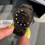 Marc Jacobs Baker Black Dial Black Steel Strap Watch for Women - MBM3425 Authentic Buy Shop Now