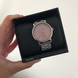 Marc Jacobs Baker Pink Dial Silver Steel Strap Watch for Women - MBM3280 Authentic Buy Shop Now