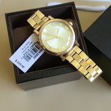 Michael Kors Norie Gold Dial Gold Steel Strap Watch for Women - MK3560 Authentic Buy Shop Now