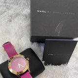 Marc Jacobs Purple Dial Purple Leather Strap Watch for Women - MBM1209 Authentic Buy Shop Now