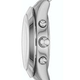 Marc Jacobs Peeker Chronograph Silver Dial Silver Steel Strap Watch for Women - MBM3371 Authentic Buy Shop Now