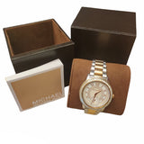 Michael Kors Madelyn Silver Dial Two Tone Steel Strap Watch for Women - MK6288 Authentic Buy Shop Now