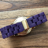 Marc Jacobs Pelly Purple Dial Purple Silicone Strap Watch for Women - MBM2538 Authentic Buy Shop Now