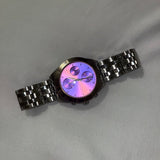 Marc Jacobs Peeker Chronograph Pink Dial Silver Steel Strap Watch for Women - MBM3372 Authentic Buy Shop Now