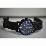 Burberry The City Chronograph Black Dial Black Rubber Strap Watch For Men - BU9806 Authentic Buy Shop Now