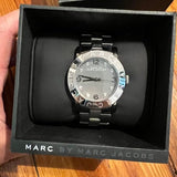 Marc Jacobs Amy Grey Dial Grey Steel Strap Watch for Women - MBM3196 Authentic Buy Shop Now