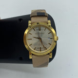 Burberry Heritage Silver Dial Leather Strap Watch for Women - BU1398 Authentic Buy Shop Now