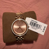 Michael Kors Darci Rose Gold Dial Rose Gold Stainless Steel Strap Watch for Women - MK3366 Authentic Buy Shop Now