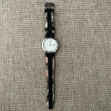 Burberry The City White Dial Black Haymarket Leather Strap Watch for Women - BU9150 Authentic Buy Shop Now