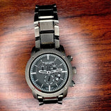 Burberry Chrono Sport Brown Dial Brown Steel Strap Watch for Men - BU7716 Authentic Buy Shop Now