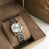 Burberry The City Silver Dial Silver Steel Strap Watch for Women - BU9213 Authentic Buy Shop Now