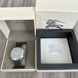 Burberry The City Grey Dial Black Leather Strap Watch for Men - BU9359 Authentic Buy Shop Now
