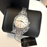 Marc Jacobs Sally White Dial Silver Steel Strap Watch for Women - MBM8642 Authentic Buy Shop Now
