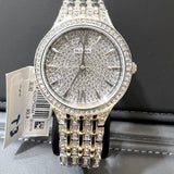 Bulova Crystal Collection Silver Dial Silver Steel Strap Watch for Women - 96L243 Authentic Buy Shop Now