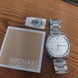 Michael Kors Bryn Quartz Silver Dial Silver Steel Strap Watch For Women - MK6133 Authentic Buy Shop Now