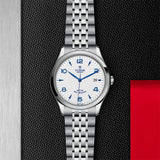 Tudor 1926 Automatic White Dial Silver Steel Strap Watch for Men - M91650-0005 Authentic Buy Shop Now