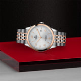 Tudor 1926 Automatic Silver Dial Two Tone Steel Strap Watch for Men - M91651-0001 Authentic Buy Shop Now