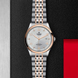 Tudor 1926 Automatic Diamonds Silver Dial Two Tone Steel Strap Watch for Men - M91651-0002 Authentic Buy Shop Now
