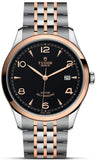 Tudor 1926 Automatic Black Dial Two Tone Steel Strap Watch for Men - M91651-0003 Authentic Buy Shop Now