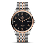 Tudor 1926 Automatic Diamonds Black Dial Two Tone Steel Strap Watch for Men - M91651-0004 Authentic Buy Shop Now