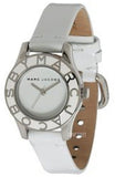 Marc Jacobs Blade White Dial White Leather Strap Watch for Women - MBM1097 Authentic Buy Shop Now
